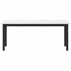 banc Blanc 110 x 35 x 45 cm Bois de pin massif 644847644847