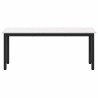 banc Blanc 110 x 35 x 45 cm Bois de pin massif 644847644847