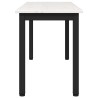 banc Blanc 110 x 35 x 45 cm Bois de pin massif 644847644847