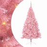 Sapin de Noël artificiel pré-éclairé Rose 240 cm PVC 644853644853