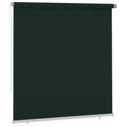 Store roulant d'extérieur 225 (l) x 230 (H) cm vert foncé HDPE 644856644856