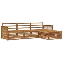 Ensemble de canapés d'extérieur Naturel 249 x 162,5 x 73 cm 644857644857