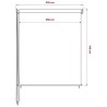 Store roulant d'extérieur 355 (l) x 140 (H) cm beige 644858644858