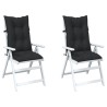 Ensemble de coussins de chaise à dossier haut 2 pcs 644859644859