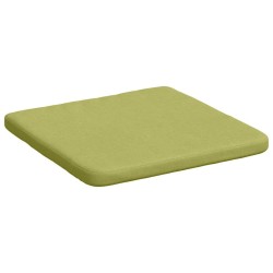Coussins de siège 4 pcs Vert clair 40 x 40 x 3 cm tissu 644865644865