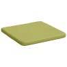 Coussins de siège 4 pcs Vert clair 40 x 40 x 3 cm tissu 644865644865
