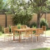 Ensemble de salle à manger pour jardin 7 pcs Beige 644869644869