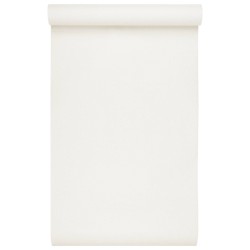 Papier peint 3D Solide Crème blanc 10 x 0,53 m Tissu non tissé 644871644871