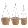 Paniers à plantes en herbe de mer 3 pcs Naturel Ø26 x 19 cm 644872644872