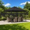 Pavillon 3 x 3 m Noir Polyester et Acier 190 gsm 644873644873