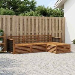Ensemble de canapés d'extérieur Naturel 249 x 162,5 x 73 cm 644886644886