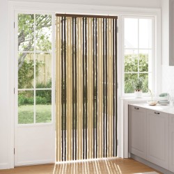 Rideau anti-insectes en chenille Marron Foncé et Beige 644892644892