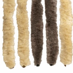 Rideau anti-insectes en chenille Marron Foncé et Beige 644892644892