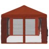 Housse de tonnelle avec murs latéraux Terre cuite Polyester 644893644893