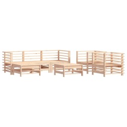 Salon de jardin 7 pcs Bois de pin massif 644905644905