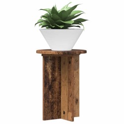 Support de Plante 2 pcs Bois ancien Ø29,5 x 40 cm 644908644908