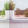 Rideaux en voile à œillets (2 pcs) violets 644918644918