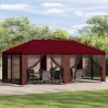 Housse de tonnelle avec murs latéraux Bordeaux 600,5 x 300,5 cm 644919644919