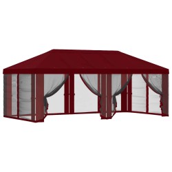 Housse de tonnelle avec murs latéraux Bordeaux 600,5 x 300,5 cm 644919644919