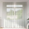 Rideaux en voile à œillets 2 pcs gris clair 644922644922