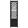 Lit Élevé avec Treillis et Toit Noir 203 x 40 x 136 cm PP 644925644925