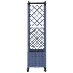 Lit Élevé avec Treillis et Toit Gris 122 x 40 x 144 cm PP 644926644926