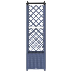 Lit Élevé avec Treillis et Toit Gris 122 x 40 x 138 cm PP 644927644927