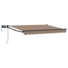 Store rétractable manuel avec LEDs Taupe 644928644928