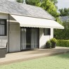 Tissu de remplacement de cantonnière d’auvent rayure crème 5 m 644931644931
