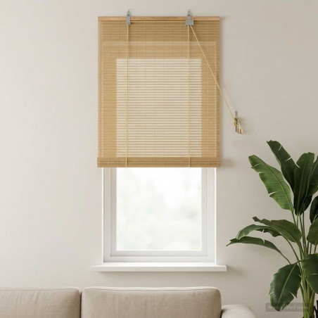 Store enrouleur Naturel 40 x 160 cm Bambou 644944644944