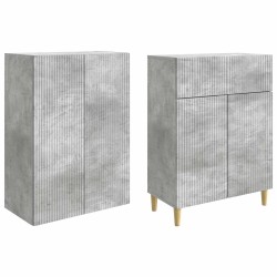 Ensemble de Meubles 2 pcs Gris béton 66 x 34,5 x 90 cm 644960644960