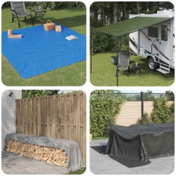 Bâche avec œillets Vert 4 x 6 m 260 gsm PE 644966644966
