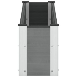 Jardinière surélevée Gris 150 x 30 x 36 cm 644968644968