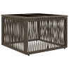 Ensemble de canapé de jardin 6 pcs Gris polyrotin 644977644977