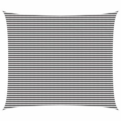 Voile d'ombre Anthracite et blanc 6 x 8 m HDPE 644980644980
