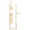 Arbre à chat avec griffoirs en sisal Crème 175 cm 644997644997