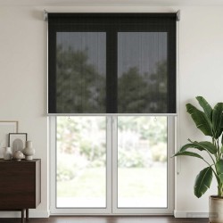 Store enrouleur extérieur à 90% de blocage UV Noir 80 x 230 cm 645000645000