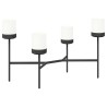 Stand à fleurs Blanc 125 x 55 x 81 cm PP et Acier 645001645001
