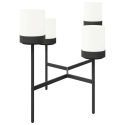 Stand à fleurs Blanc 125 x 55 x 81 cm PP et Acier 645001645001