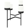 Stand à fleurs Blanc 125 x 55 x 81 cm PP et Acier 645001645001