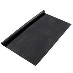 Tapis de sol Noir 1,2 x 5 m Caoutchouc 645004645004