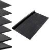 Tapis de sol Noir 1,2 x 5 m Caoutchouc 645004645004
