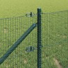 Clôture en fil soudé avec pointes 25 x 0,4 m Vert Maille 645050645050