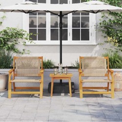 Mobilier de jardin 2 pcs Beige 67 x 78 x 73 cm 645054645054