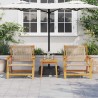 Mobilier de jardin 2 pcs Beige 67 x 78 x 73 cm 645054645054