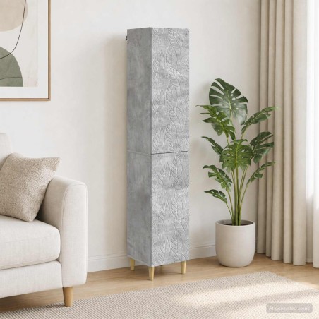 Ensemble de Meubles 2 pcs Gris béton Bois d'ingénierie 645056645056