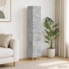 Ensemble de Meubles 2 pcs Gris béton Bois d'ingénierie 645056645056
