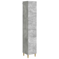 Ensemble de Meubles 2 pcs Gris béton Bois d'ingénierie 645056645056