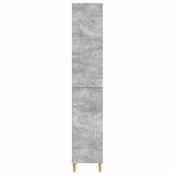 Ensemble de Meubles 2 pcs Gris béton Bois d'ingénierie 645056645056
