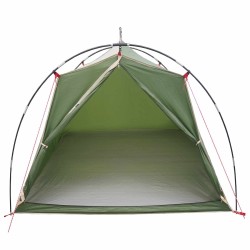 Tente tunnel Vert 2 personnes Polyester 185T avec revêtement PU 645058645058